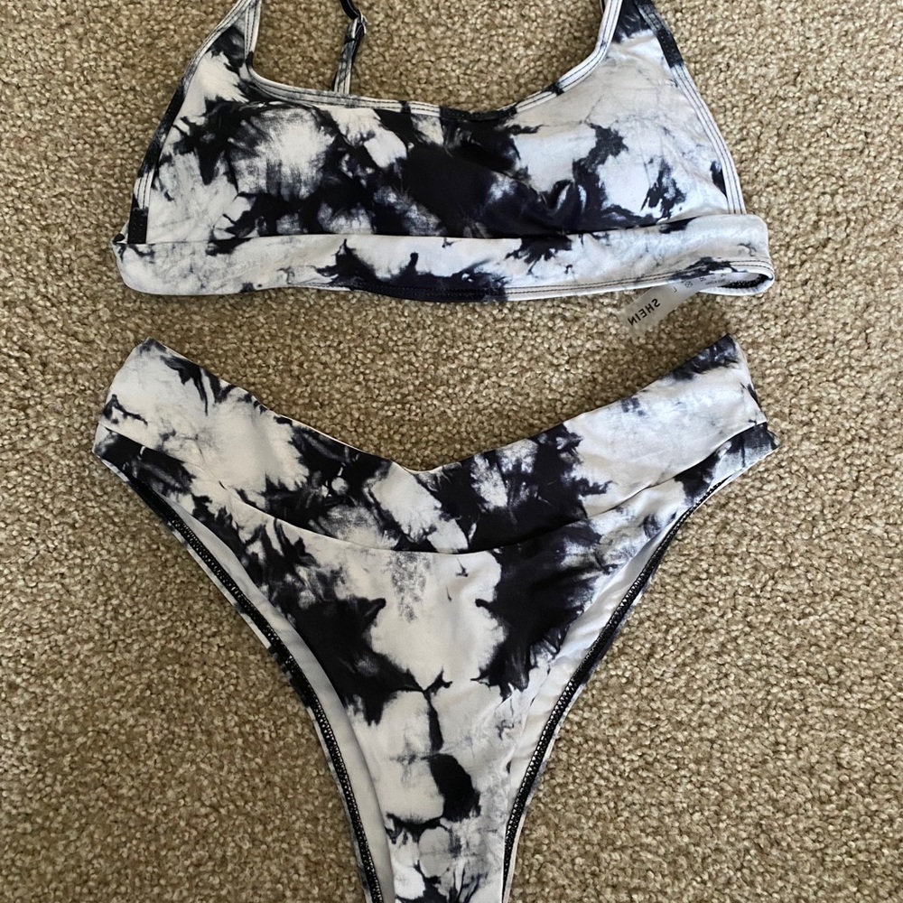 Tie dye swim suit